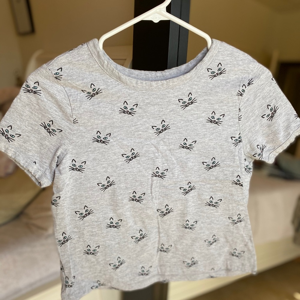 Grey crop top